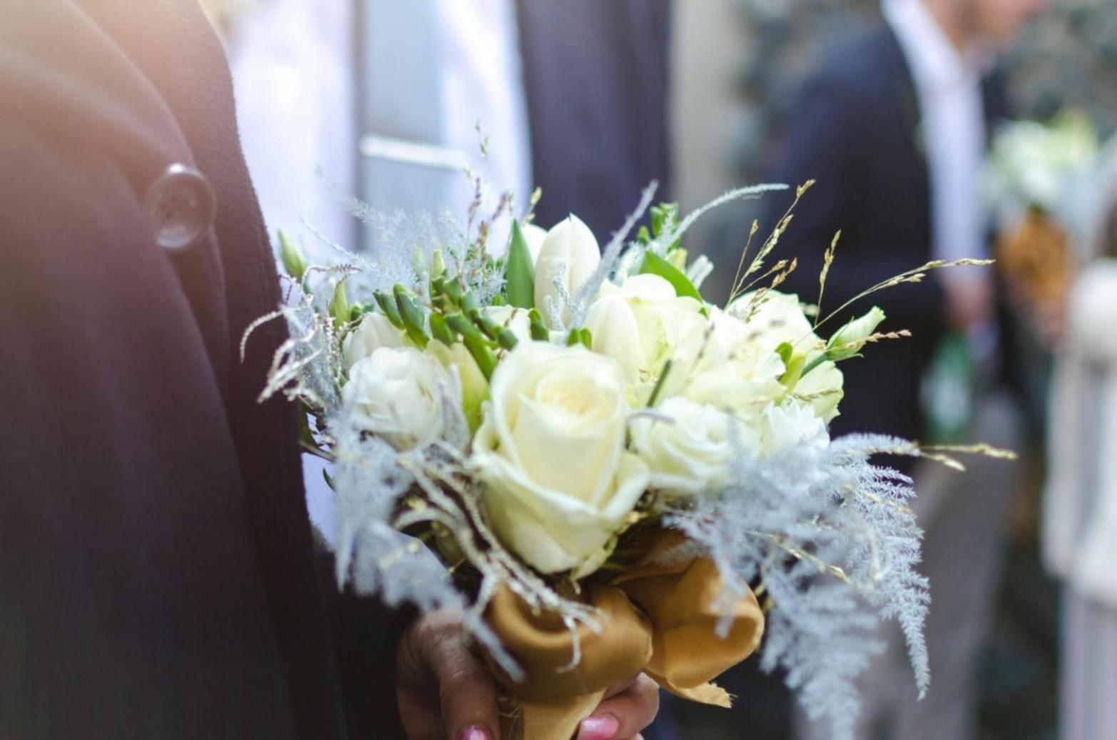Mobiele bloemen evenementenservice in actie